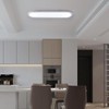 Ganeed 27.6 Inch LED Ceiling Light,Full Spectrum Linear Ceiling Lamps,6500K