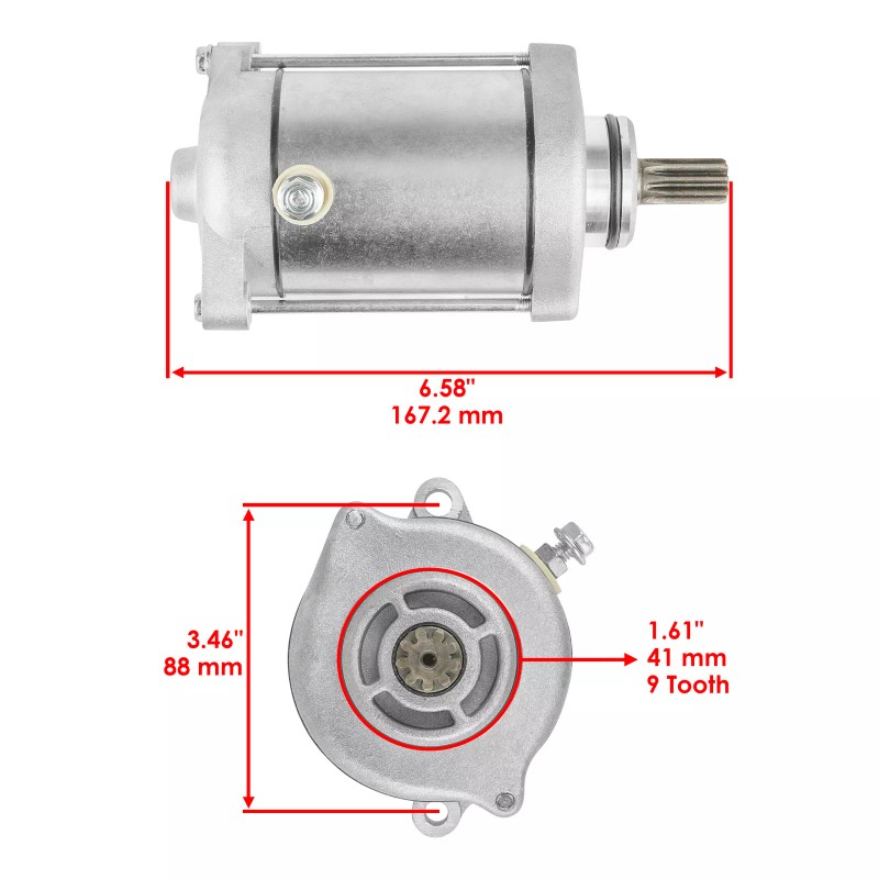 Caltric Starter for Suzuki 500 LTA500 LTF500 Vinson 2002-2007 New