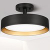 SunRider Semi Flush Mount Ceiling Lights, 12 Inch 25W LED