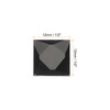 sourcing map 50 Pcs Acrylic Flat Back Rhinestones 12mm Square