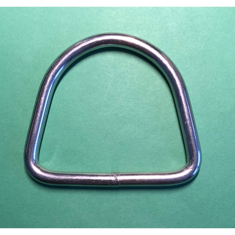 Stainless Steel 316 D Ring Welded 8mm x 80mm (5/16"