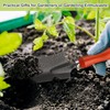 sourcing map Garden Hand Shovels 12.8 x 3.3" Carbon Steel