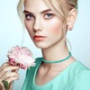 10PC Colorful Beads Choker Necklace for Women Boho Beaded Glamour