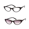Readers 2 Pair The Brit and Ashlee Unisex Cat Eye