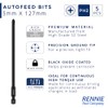 5 x Rennie Tools 127mm Long PH2 Compatible with Makita