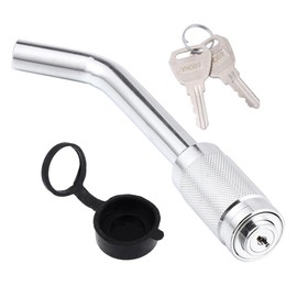 ABOOFAN Anti-Theft Trailer Hitch Lock Sturdy Receiver Lock for Car Trailers Tow Hook Accessories Keyed Unique Design Heavy Duty Secure Connection