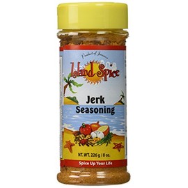 Island Spice JERK Seasoning - Product of Jaimaica - THREE 8oz Jars