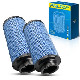 Philtop Air Filter 1241084 Replacement for Polaris RZR 1000 XP XP4, Polaris Turbo S series/R series, Polaris Pro, Polaris RS1 2014-2023,High Filtration Powersports Air Filter,Pack of 2