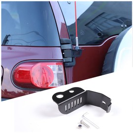 Fgtagtal Tailgates Antenna Holder Suitable for Toyot@ FJ Cruiser 2007-2021, Tailgates Antenna Bracket Exterior Hitch Mount Antenna Holder Accessories