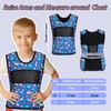 Janmercy Weighted Vest for Kids Adjustable Breathable Compression Vest for