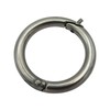 Stainless Steel Split Ring with Clip & Pin 6MM x