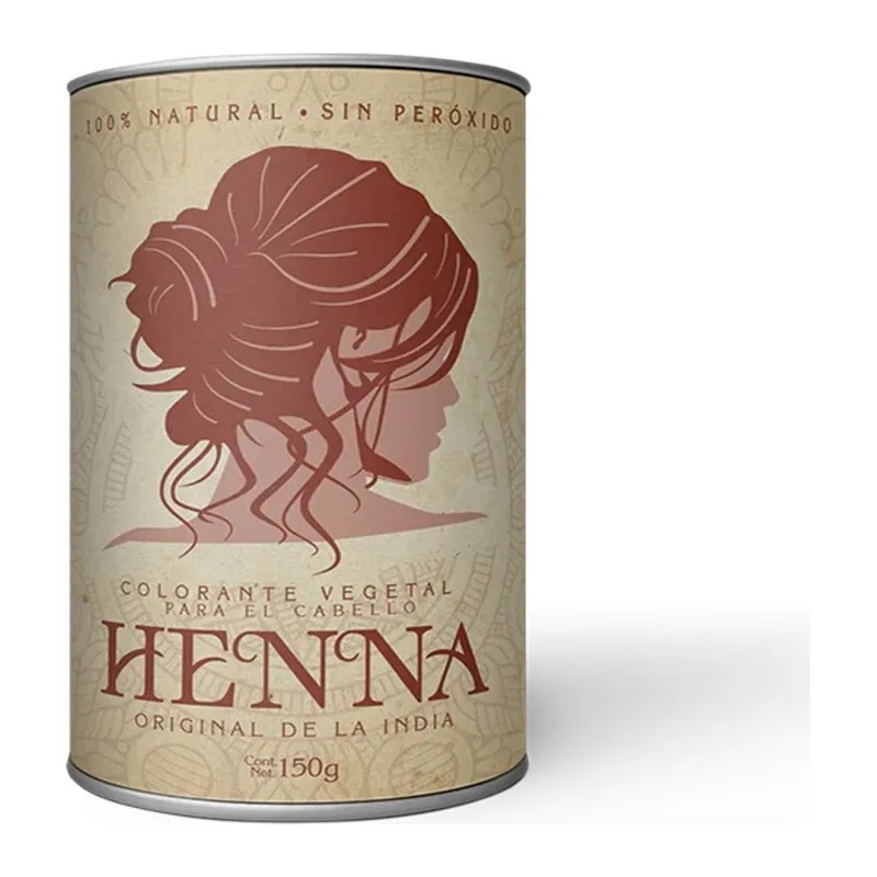 Henna Original De La India 2 Pzs De 150g
