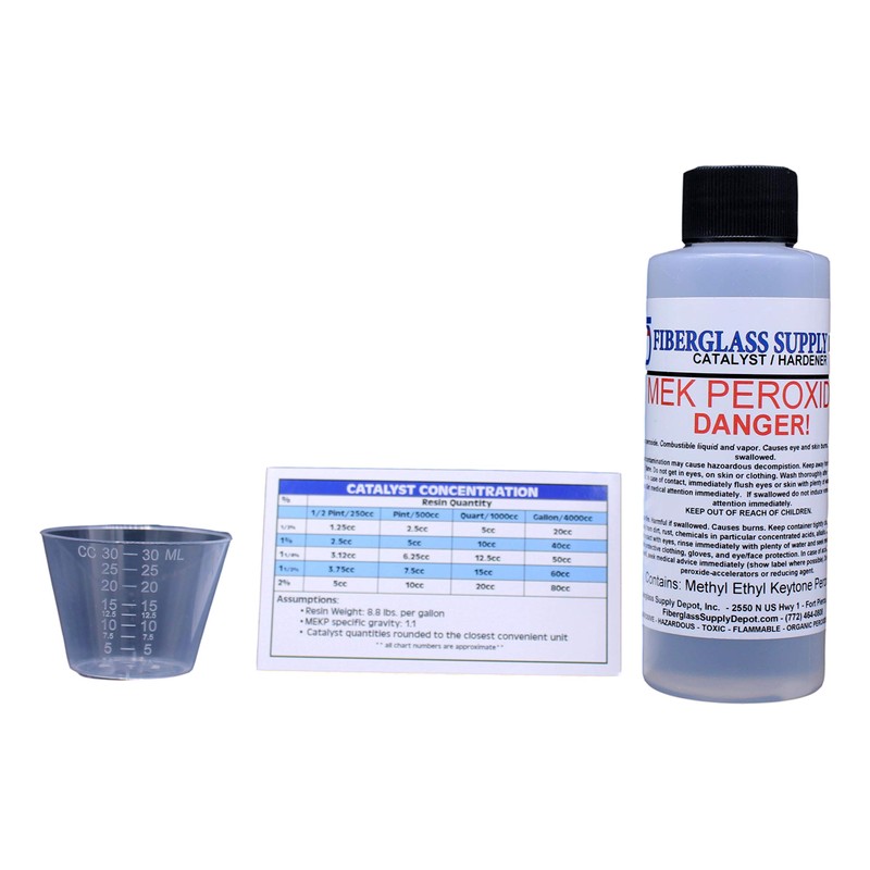 Mek Peroxide Catalyst 4oz Clear