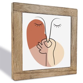 Boho Bathroom Wooden Sign, Funny Boho Toilet Signs Wood Box Plaque Decor Sign, Toilet Wood Desktop Decoration, Farmhouse Bath Decor, Funny Farmhouse Bathroom For Restroom, Toilet Shelf Decoration