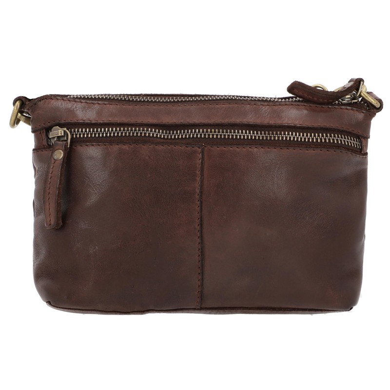 Gusti Veronika Small Shoulder Bag Handbag Women's Leather Party Brown