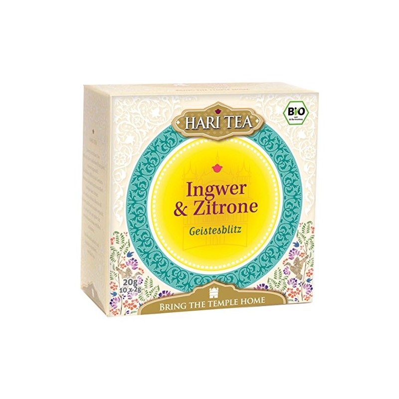 Hari Tea Bio Ingwer & Zitrone Teemischung, 20 g