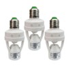 Taigeguang Motion Sensor Light Socket,E26 E27 PIR Motion Screw Bulb