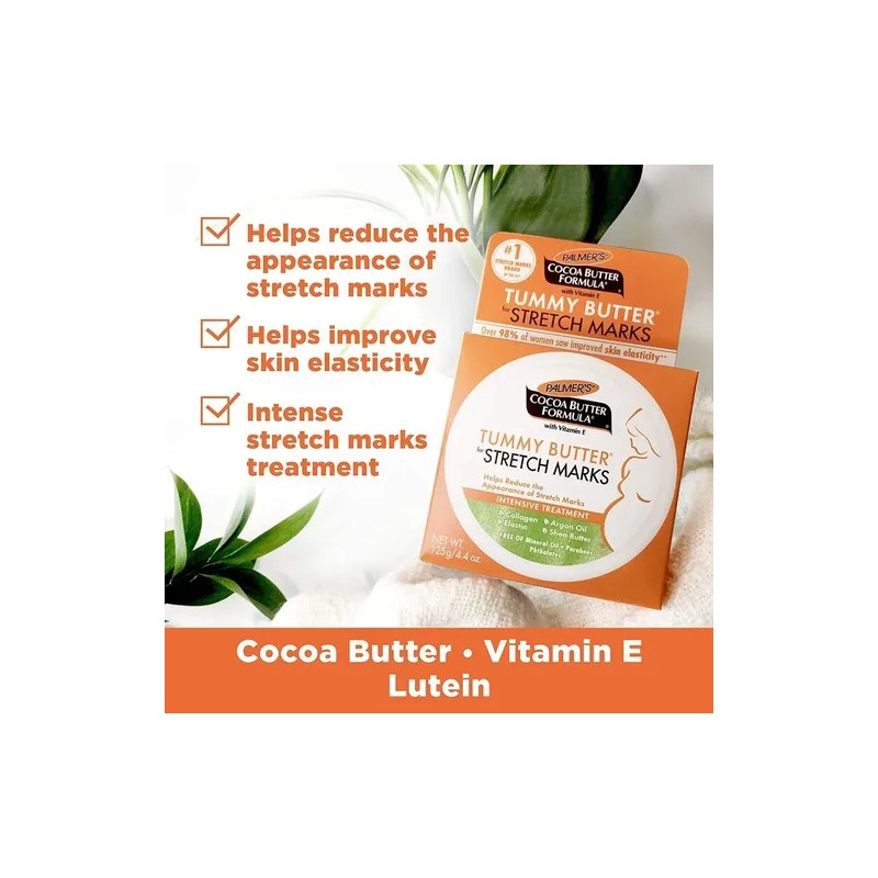Crema Corporal Palmers Manteca Abdomen 125g