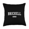 Brickell Miami Throw Pillow