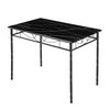 VECELO 5 Pieces Sets,43.3" Table&chairs for 4,Industrial Counter Height Tabletop