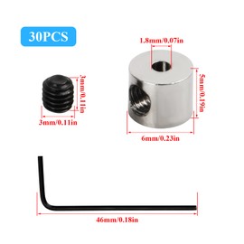 Cozlly Pin Back Locking, Pin Backs Locking, Pin Back 200 Pin Clasp with Wrench, Pin Keepers Clasp Clasp, Pin Keeper for Jewellery DIY Brooch Name Plate Pack of 30