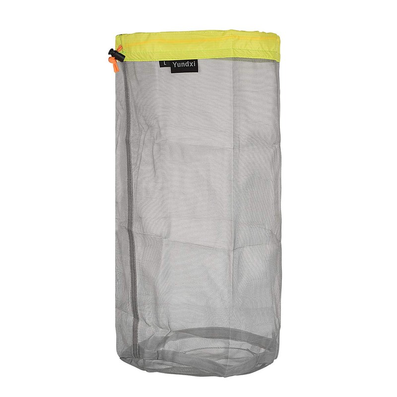Yundxi Ultralight Ultra Stuff Sacks Set Mesh Drawstring Storage Bags