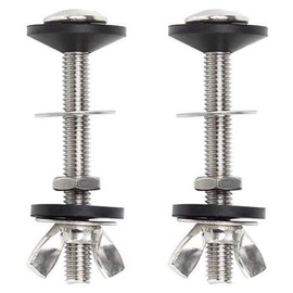 2 Pcs Leaking Toilet Close Coupling Toilet Bolts and Seal Set Toilet Bolt Set to Floor Kit Repair Fixings for Toilet Bidet