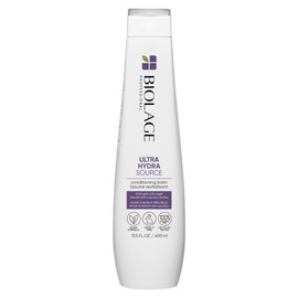 Biolage Ultra Hydra Source Conditioning Balm | Deep Hydrating Conditioner | Renews Hair's Moisture | For Very Dry Hair | Silicone-Free | Vegan | Salon Conditioner | 13.5 Fl. Oz