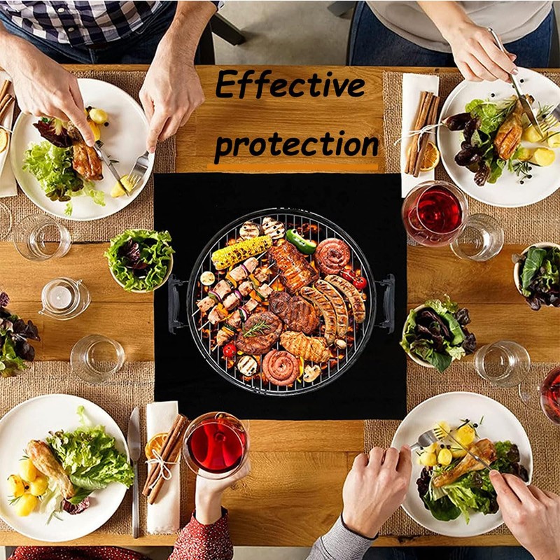 Aisetmoon 2 Pack Carbon Felt Welding Blanket Fireproof, 12"* 27"*5