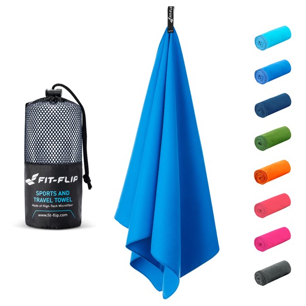 Fit-Flip Microfibre towel - compact, ultra lightweight & fast-drying microfibre