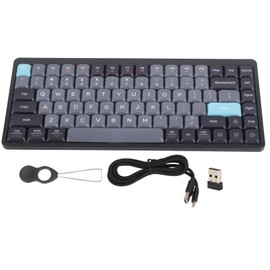 84 Key Bluetooth Keyboard 3 Mode 2.4G Wireless Bluetooth Gaming Mechanical Keyboard Wired Type C for Win