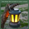 Camping Lantern Rechargeable High Brightness Portable Retro Tent Light with