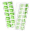 Ice Cube Tray with Lid, 2 Packs 28 Cubes Durable