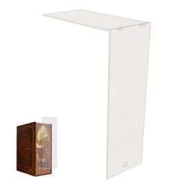 Spilay Booknook Dust Proof Cover Protection Accessory DIY Home Miniature Furniture Plexiglass Cover Kit Perfect for JT-SL06 Library of Books