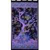 India Arts Tree of Life Tab Top Curtain Drape Panel