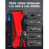 DBPower Portable Power Pack & Car Jump Starter - 1600A