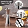 Briout Jigger for Bartending, Double Cocktail Jigger Japanese Premium 304