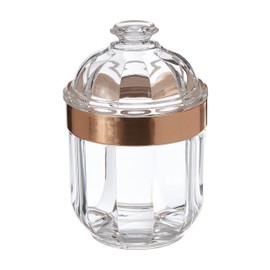Premier Housewares Durchsichtiger Behälter, acryl, Rose Gold, S