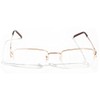 V.W.E. Rectangular Half Rim Metal Reading Glasses With Anti-reflective AR