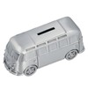 Metal Piggy Bank Bus Shape Cute Alloy Children Money Saving