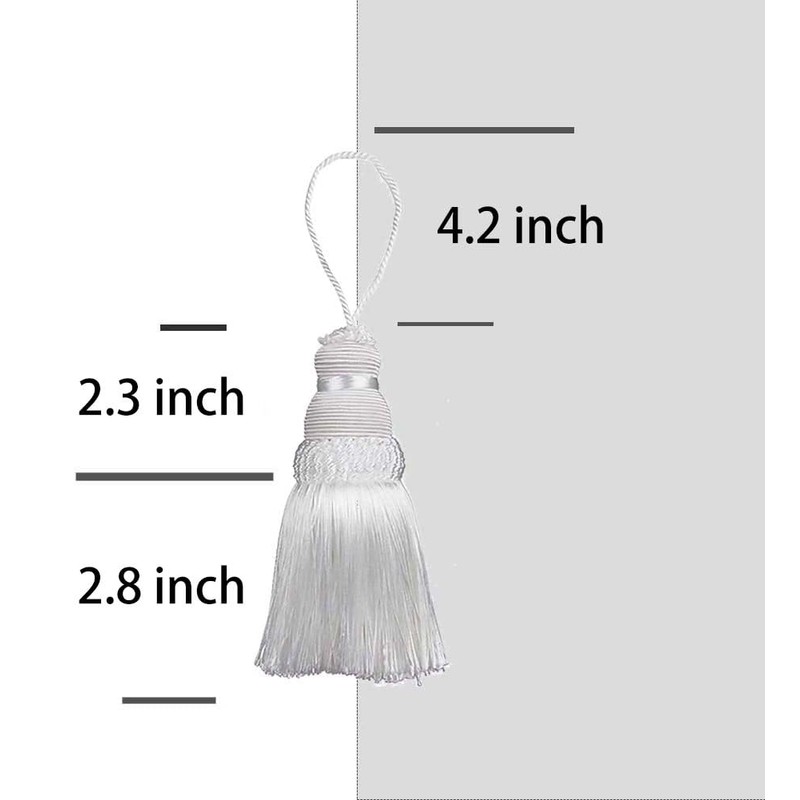 BEL AVENIR Tassel Key Tassel with Loops Handmade Craft Charms