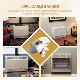 Empire Vent Safety Switch Replacement, Compatible with Empire's Gas heaters, Wall-Mounted boilers, furnaces, Ventilation Systems and More.