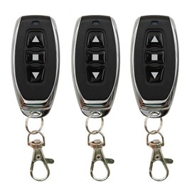 DieseRC 3 x Remote Control 1527 Learning Code Wireless Remote Control Transmitter Key Fob 3 Buttons for Use with DieseRC Receiver