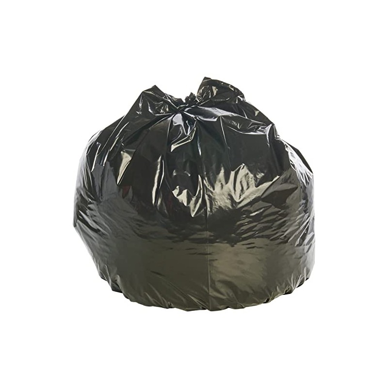 Insect-Repellent Trash Garbage Bags, 55gal, 2mil, 37 x 52, Blk,