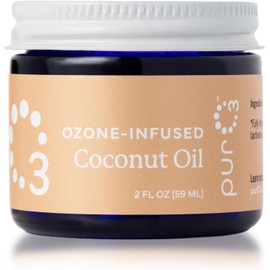 PurO3 Ozonated Coconut Oil - 2 oz by PurO3 Ozonated Oils