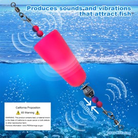 Pfeibk Popping Corks for Saltwater, Fishing Bobbers Floats Fishing Cork Fishing Popping Cork Trout Float Rig Weighted Popping Floats Cork Trout Floats for Fishing Saltwater(tuo)