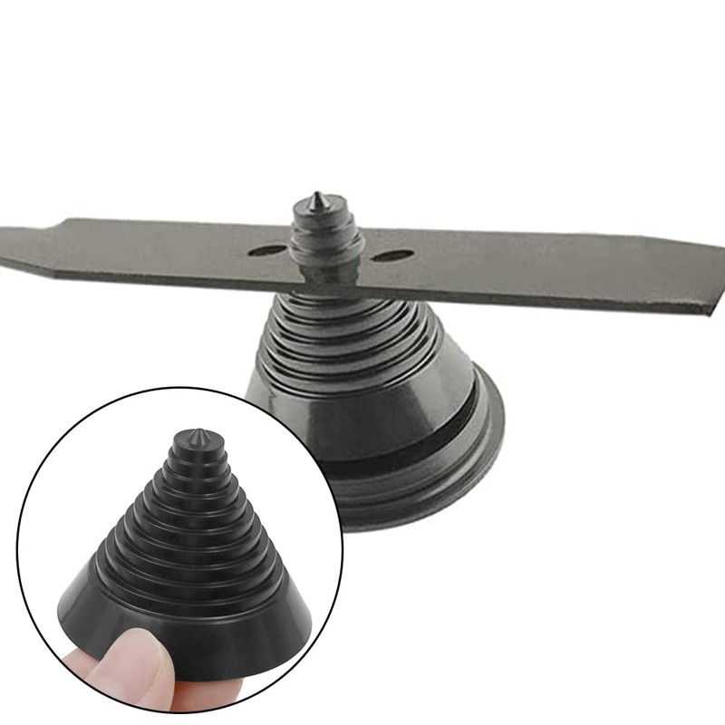 Lawn Mower Blades Balancer Abs Blade Sharpener Durable Mower Sharpener