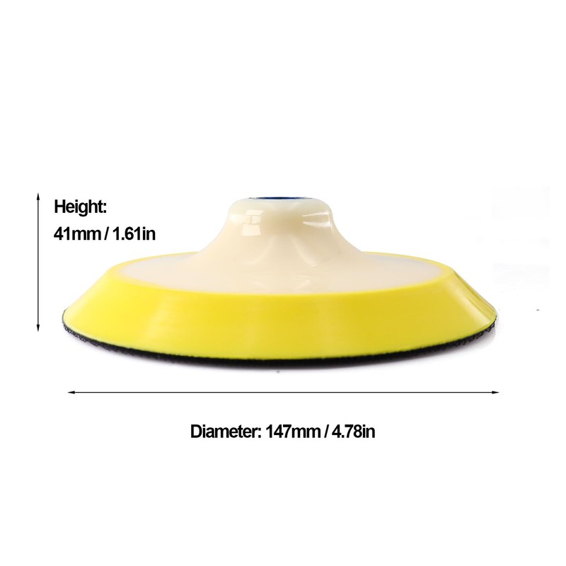 HOMESOM 6 Inch Hook and Loop Backing Pads Polishing Backer