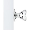 Kobelle- Diamond Round Brilliant Crystal Door Knobs Polished Chrome Round