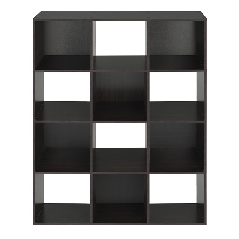 Whitmor 12 Cube Organizer - Espresso